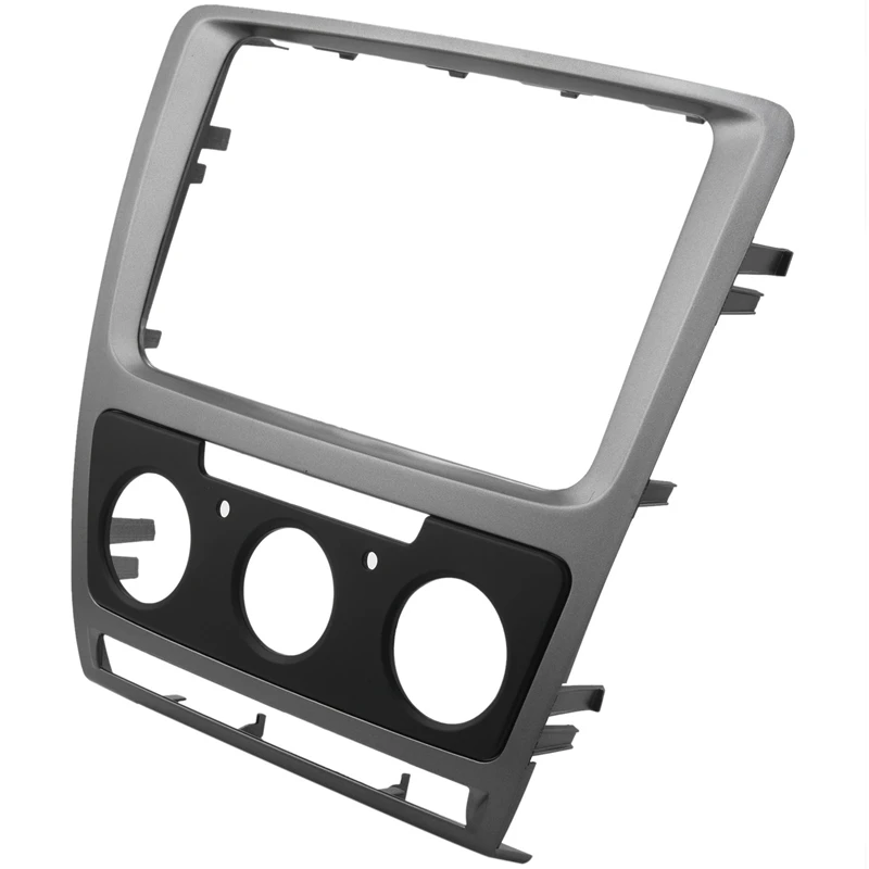

3X 2Din Fascia For Skoda Octavia 2 2010-2013 Audio Stereo Panel Mounting Installation Dash Kit Trim Frame Adapter