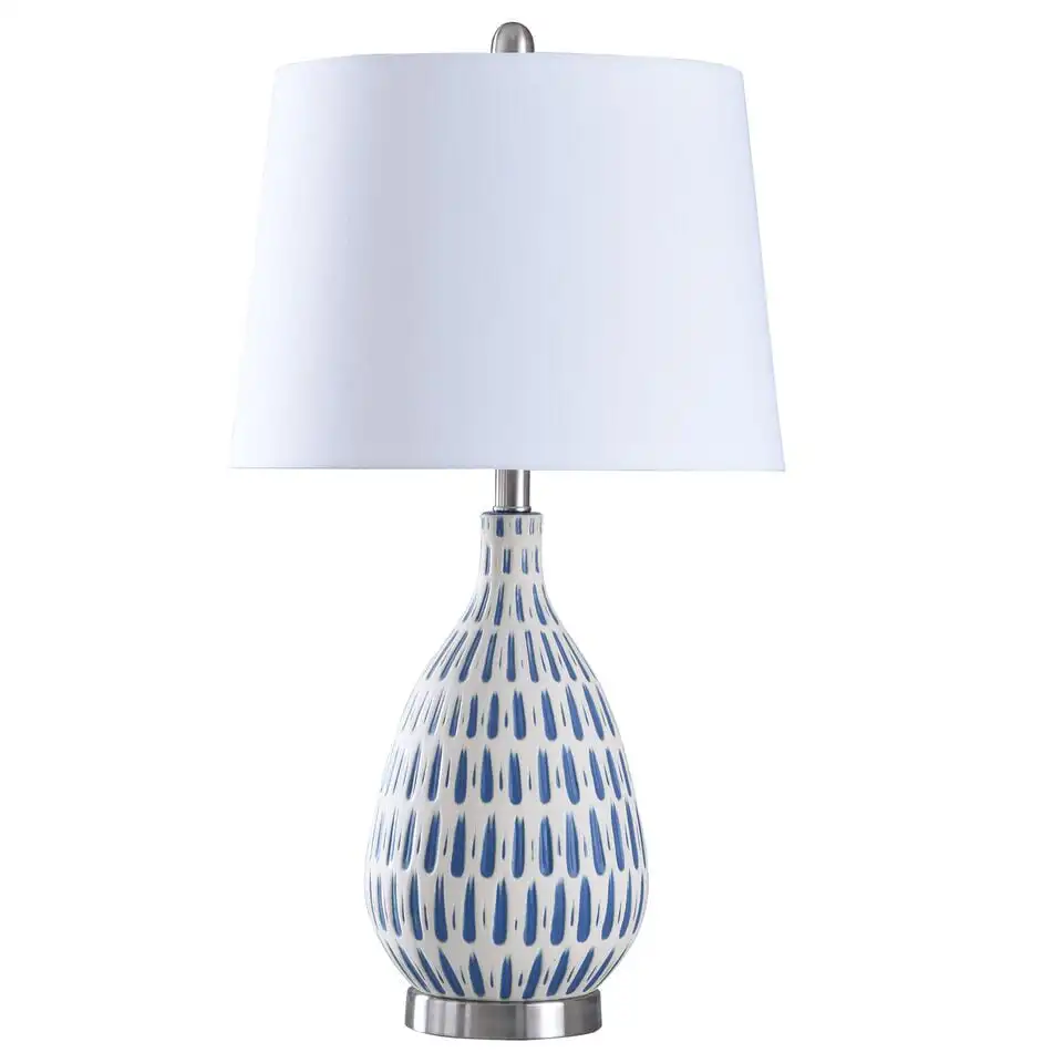 

Table Lamp - Off-White, Blue - Off White