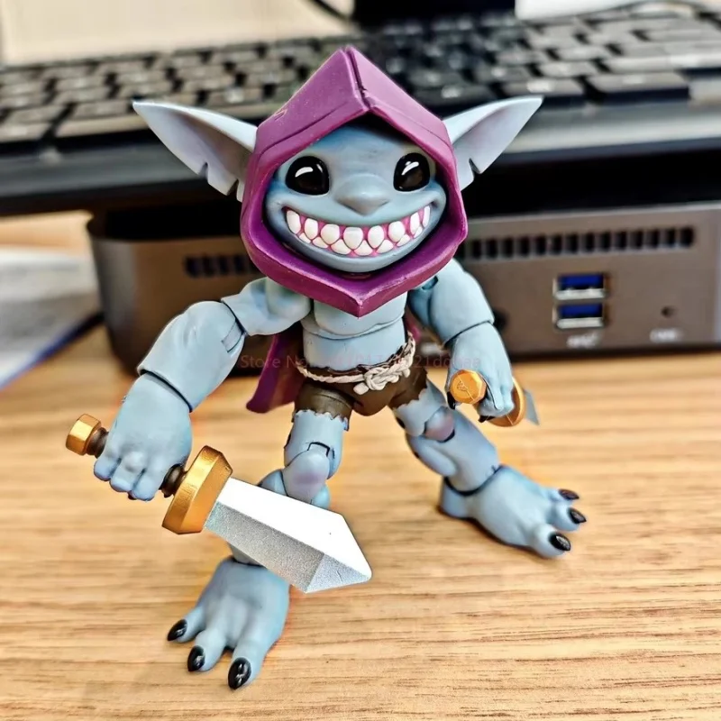 Фото В наличии, хит продаж, высококачественная коллекция Plunderlings Captain Teel Goblin, 1/12, 4-дюймовая фигурка, шт., модель, коллекция игрушек №2