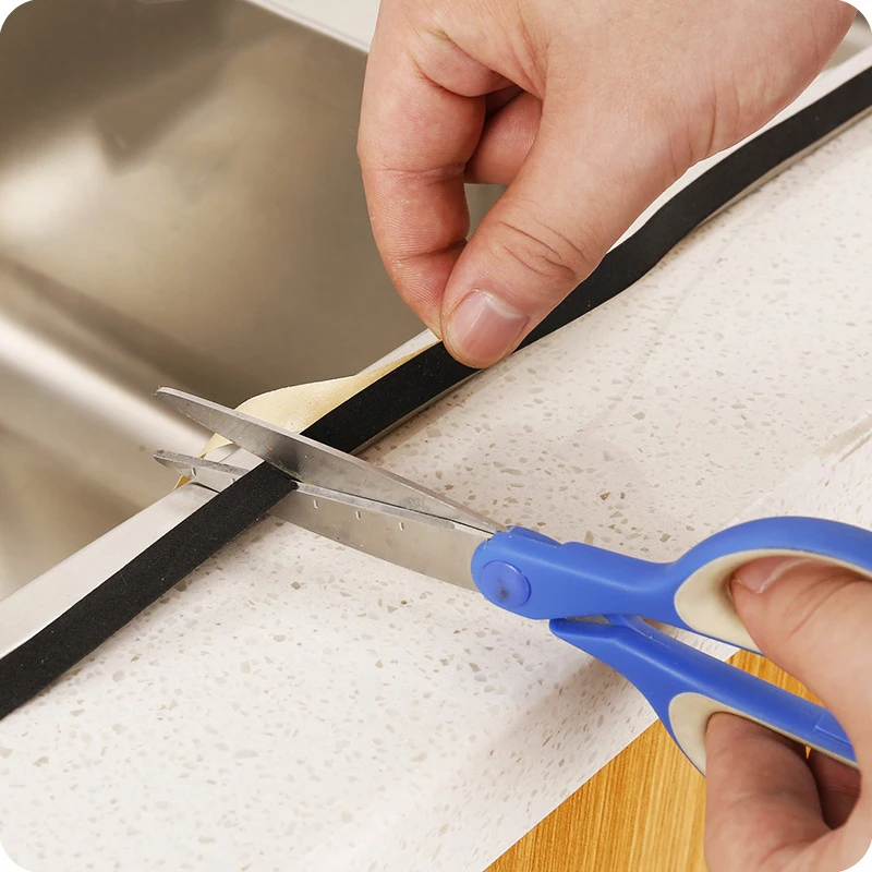 Rubber Self Adhesive Sponge Seal Strip Window Slit Kitchen Sink Sealing Tape Gas Stove Waterproof Foam Anti-collision Gasket