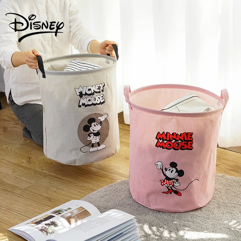 Disney Mickey Fabric Dirty Laundry Basket Dirty Clothes Storage Basket Clothes Storage Basket Folding Home Laundry Basket