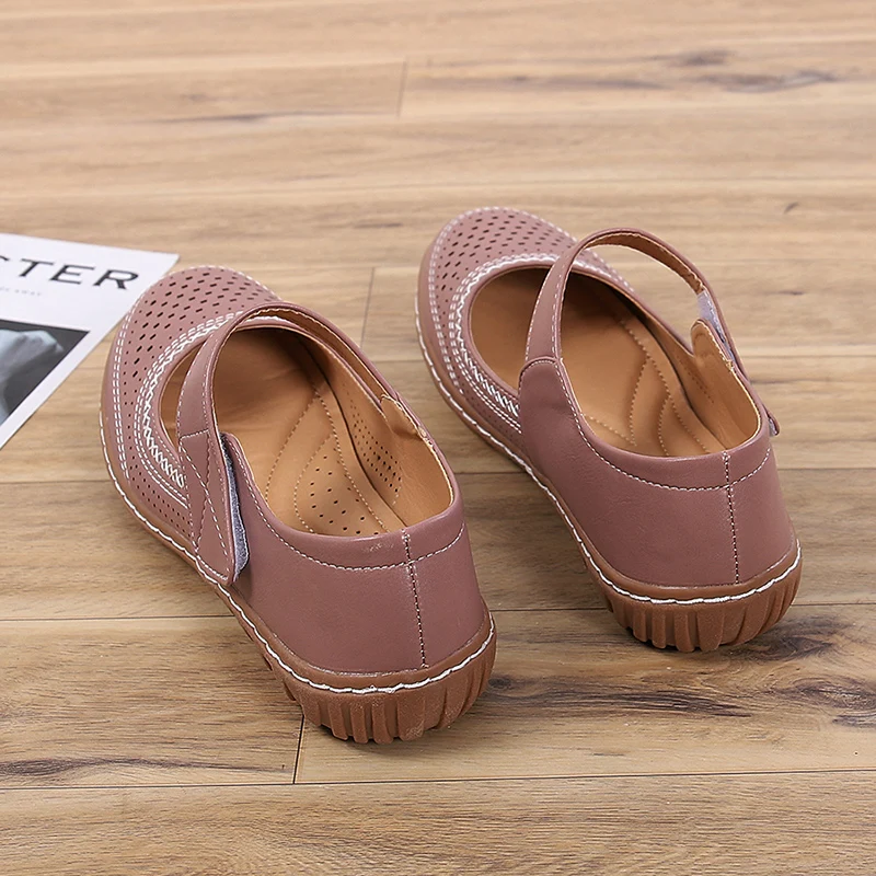 Laser Cut High Quality Casual Slip On Shoes For Women Wedges Ladies