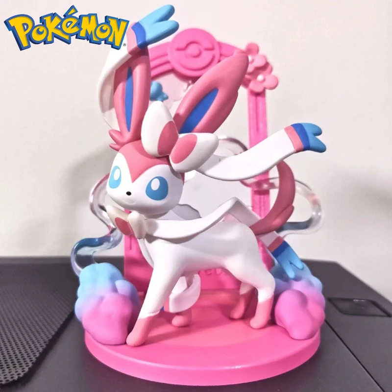 Pokemon Go Eevee Figures Sylveon Umbreon Espeon Glacia Leafeon Flareon Action Figurines Anime Pvc Model Statue Doll Toy Kid Gift