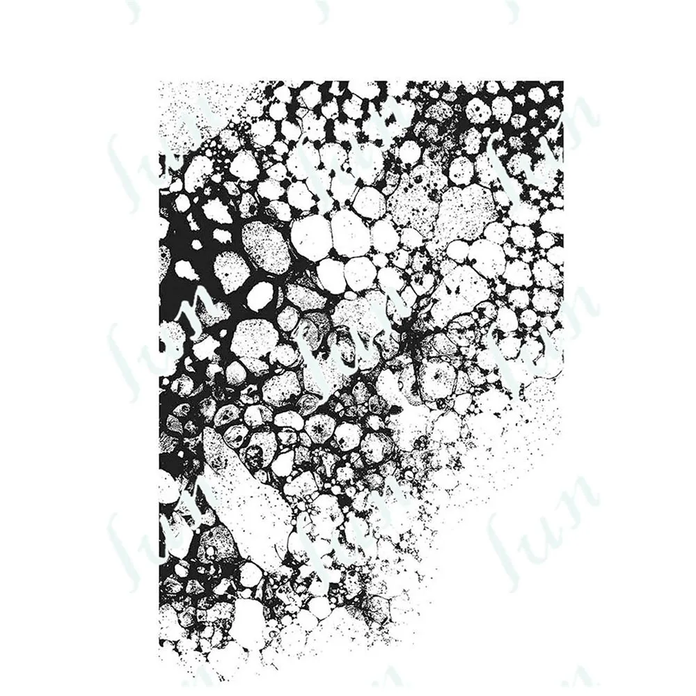 

Gridblock Bubbles Silicone Stamps Reusable Clear Stamp Diy Embossing Handmade Scrapbook Diary Greeting Paper Card No Stencils
