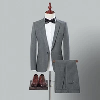 boutique s 5xl suit trousers mens fashion business gentleman elegant and casual variety of korean formal two piece suit