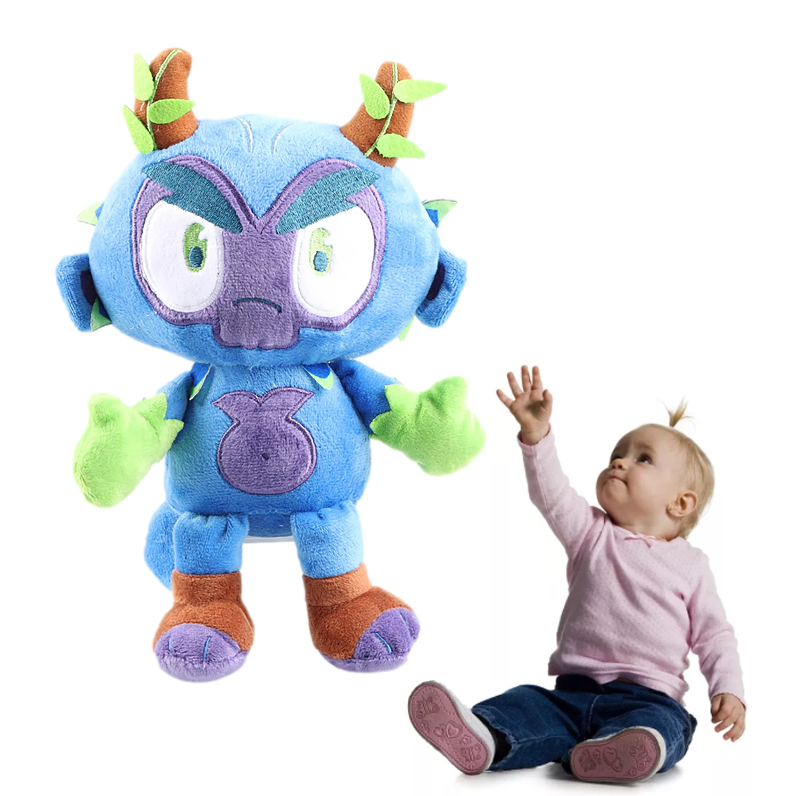

27cm Dart Monkey Plush Doll Bloons Gwendolin Monkey City Cute Cartoon Monkey Stuffed Doll For Kids And Game Fans 1pcs