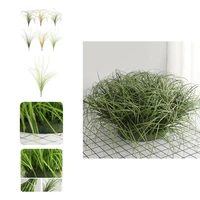 1 branch modern flexible no watering elegant greenery fake onion grass for living room faux silk flower fake plant