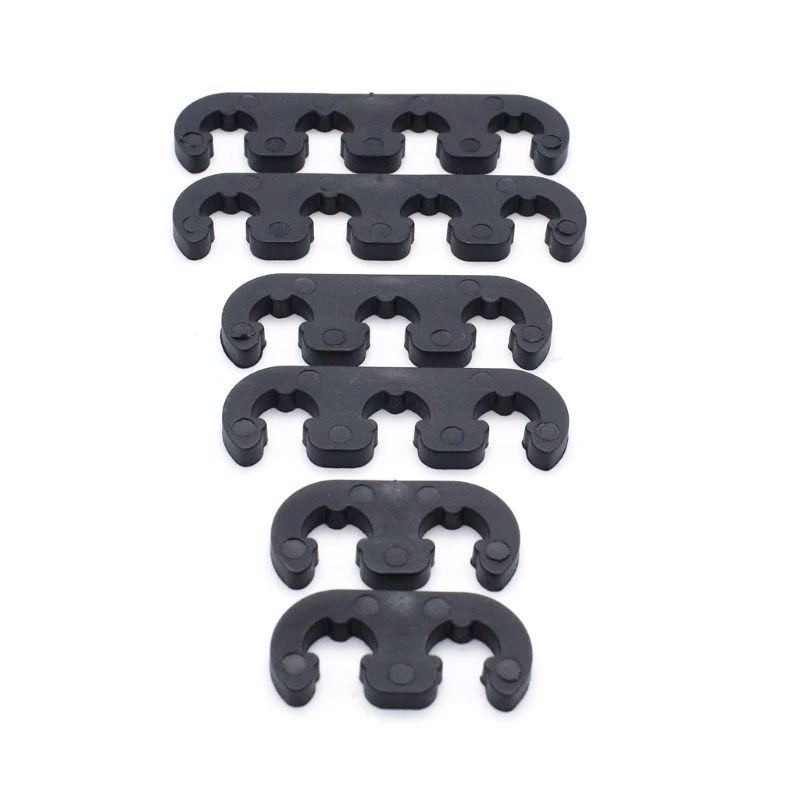 

2023 New Car Electrical Wire Clamp Separators Line Ignition Cable Clip Auto Decoration 6pcs Car Accesssories