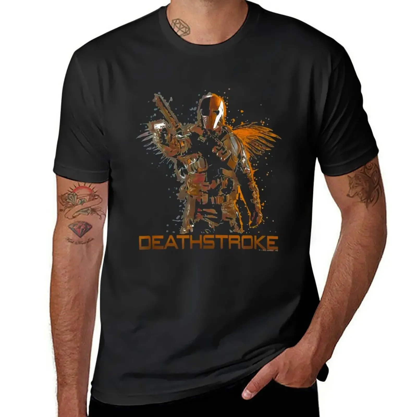 Футболка Arrow TV Series Deathstroke уличная одежда футболка оверсайз с графическим рисунком