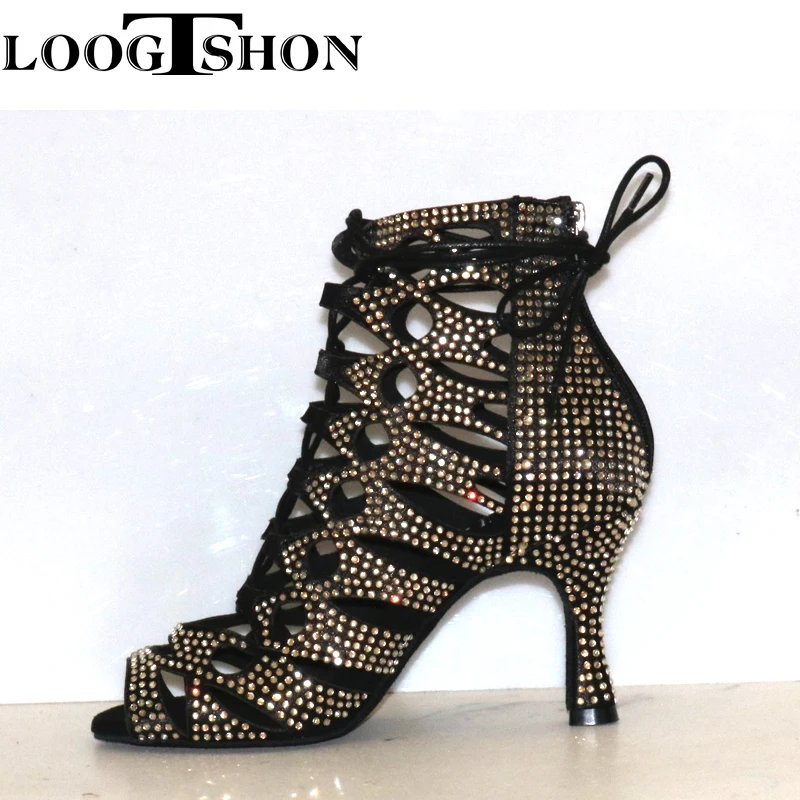 Loogtshon женские туфли для латиноамериканских танцев женская обувь сальсы с мягкой