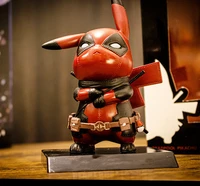 pikachu cos deadpool action figure gk collection birthday gifts decoration pikachu cosplay statues toy