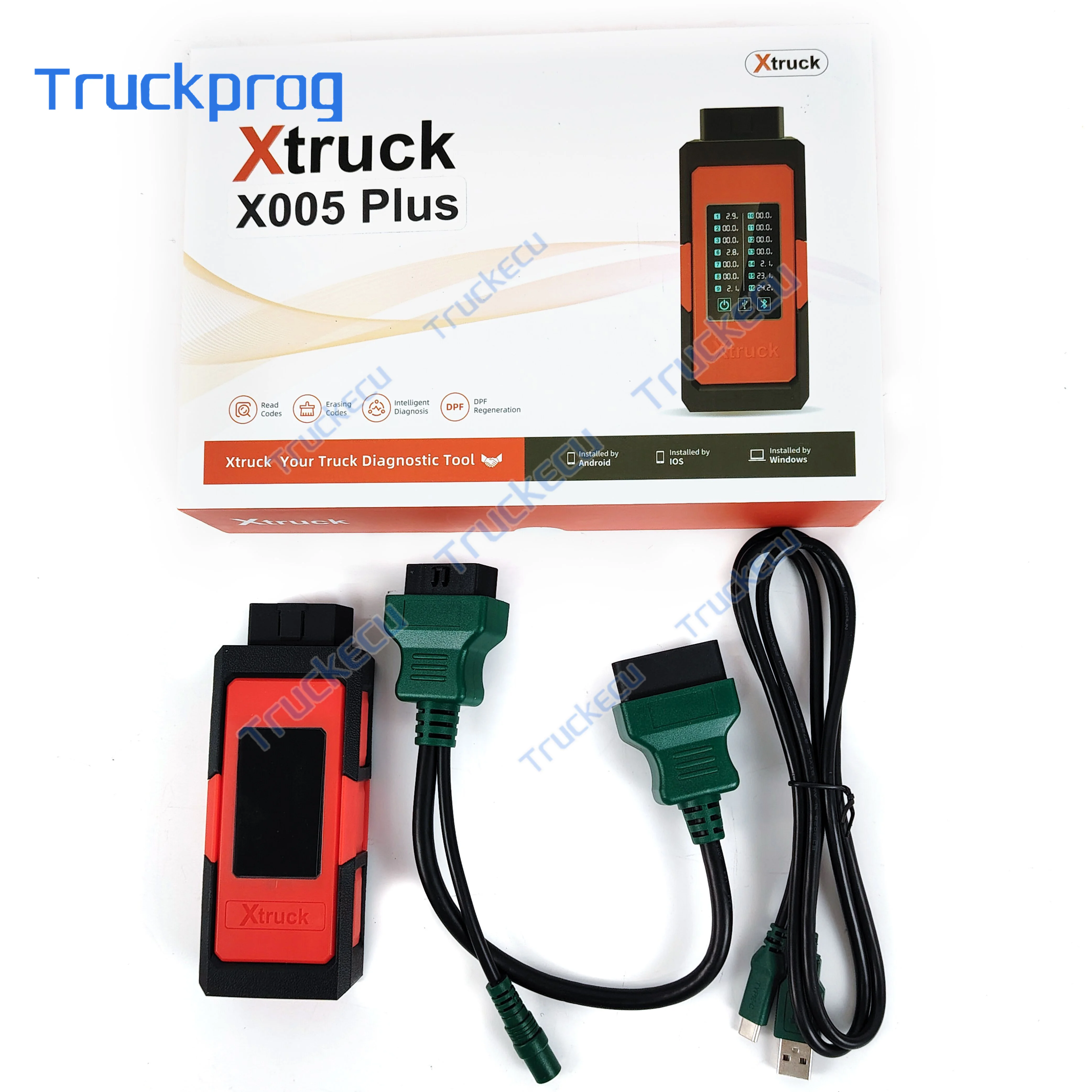 X005 Plus принудительная регенерация DPF диагностический инструмент считывания