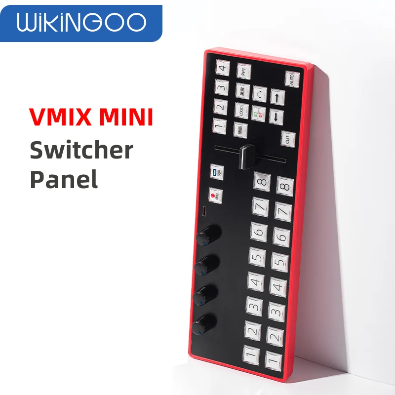 Vmix Mini Switcher Control Panel for New Media Live Broadcast MIDI2.0 Software Keyboard CustomizatioType-c Recording Switchboard