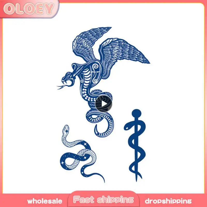 

Тату-наклейки полуперманентные водостойкие временные, 1 шт.