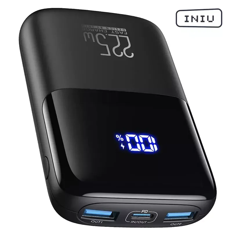 

NEW2023 New2022 INIU 22.5W Power Bank PD 10000mAh Fast Charge Portable Charger with Phones Holder External Battery Pack for iPho