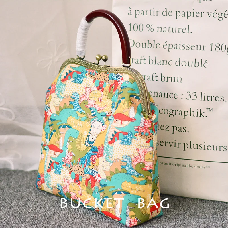 Luxury Women Bags Canvas Handbags Shoulder Bags Cross Body Messenger Bag Tote Original Cartoon Dragon or Shopping Cart Big Bag