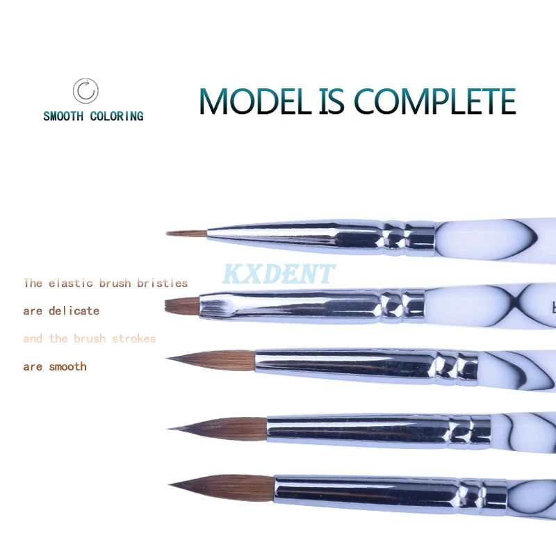 

Dental Porcelain Applying Pen Porcelain Ceramic Sable Ermine Brush Pen Set Tool Dental Lab Porcelain Pen Dentistry Lab Tools