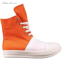 Rick High-top Shoes Canvas Shoes Men Thick-soled Spring Summer Autumn Board Shoes Heightening Short Boots Women Rric Owees