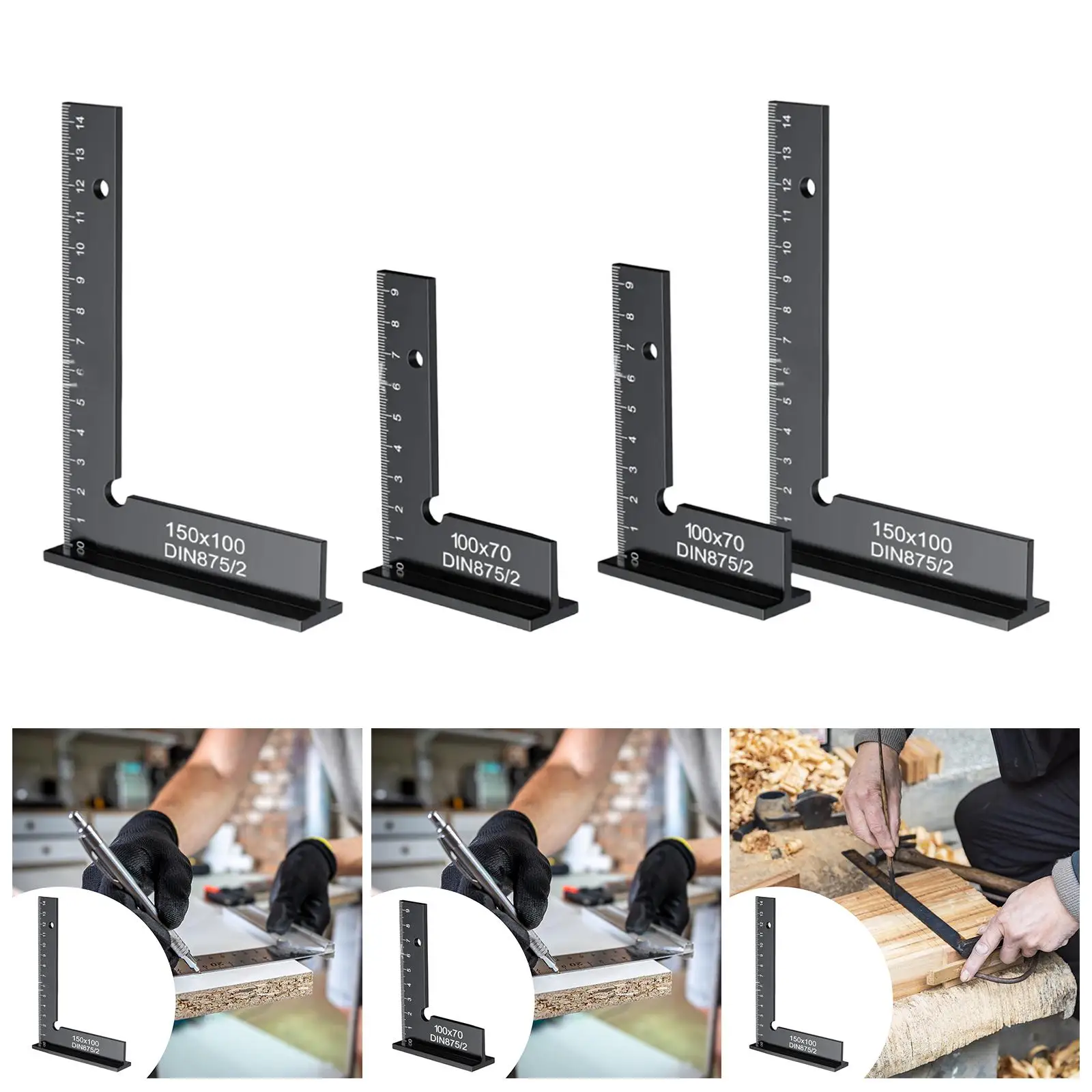 

Металлический L-образный угольник высокой точности