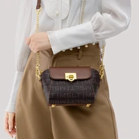 mashalanti women crossbody bags 2022 fashion splicing chain brown shoulder bag female handbag new