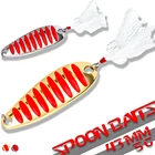 Блесна рыболовная с блестками 1 шт., металлическая ложка, приманка для рыбной ловли, Тонущая искусственная жесткая приманка, рыболовная снасть