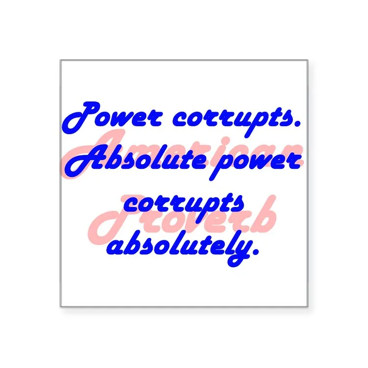 

Наклейка Power Currupts, квадратная наклейка для ноутбука, автомобиля, милый мультяшный модный чемодан для общественных мест