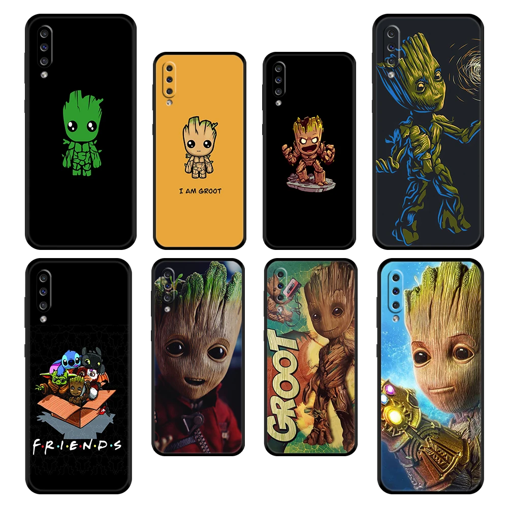 

Marvel Baby Groot Case Cover for Samsung Galaxy A02s A50s A12 A21s A30 A70s A20 A11 A03 A23 A03s A01 Capa Coque Silicone Matte