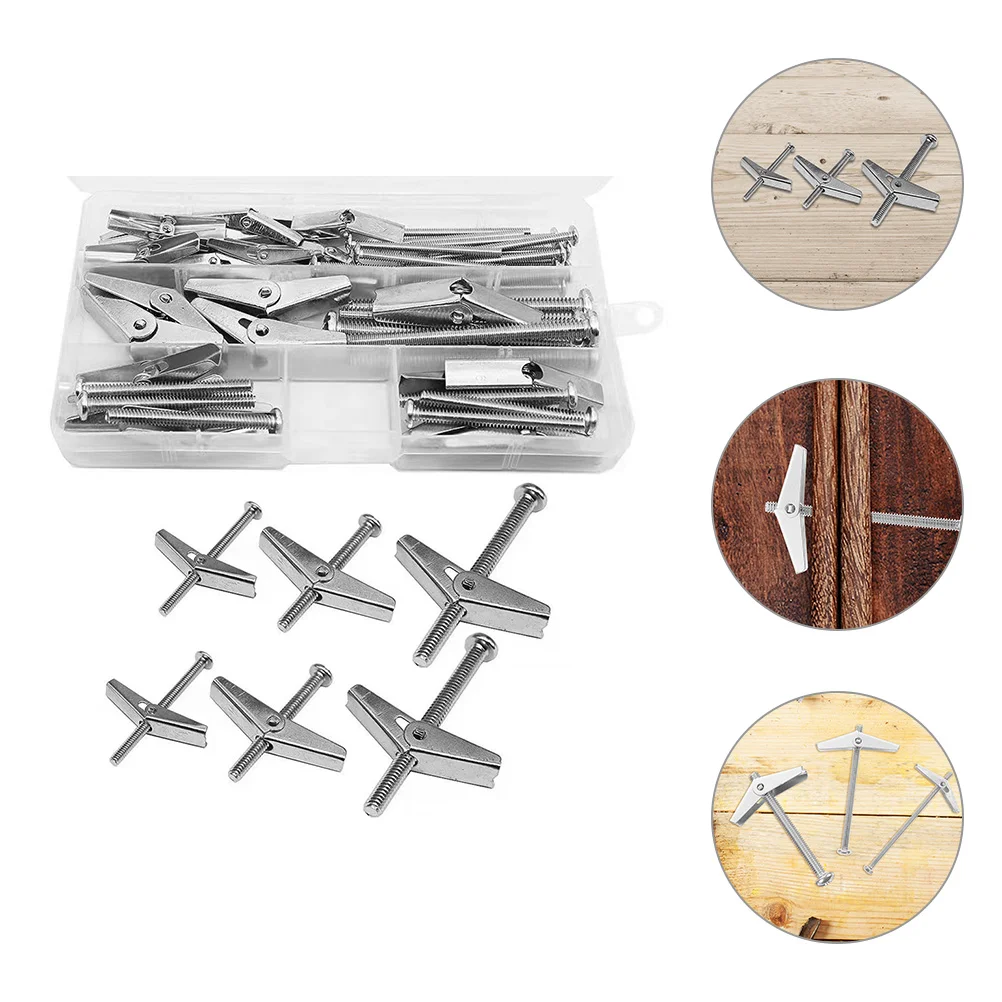 

1 Set Toggle Bolt Replacement Toggle Anchor Wing Nut Bolt Wall Hanging Accessory