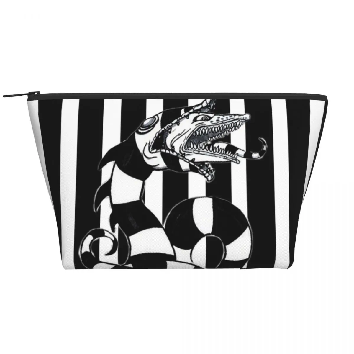 

Косметичка женская в готическом стиле, дорожный органайзер для туалетных принадлежностей с ужасными червями, для хранения косметики