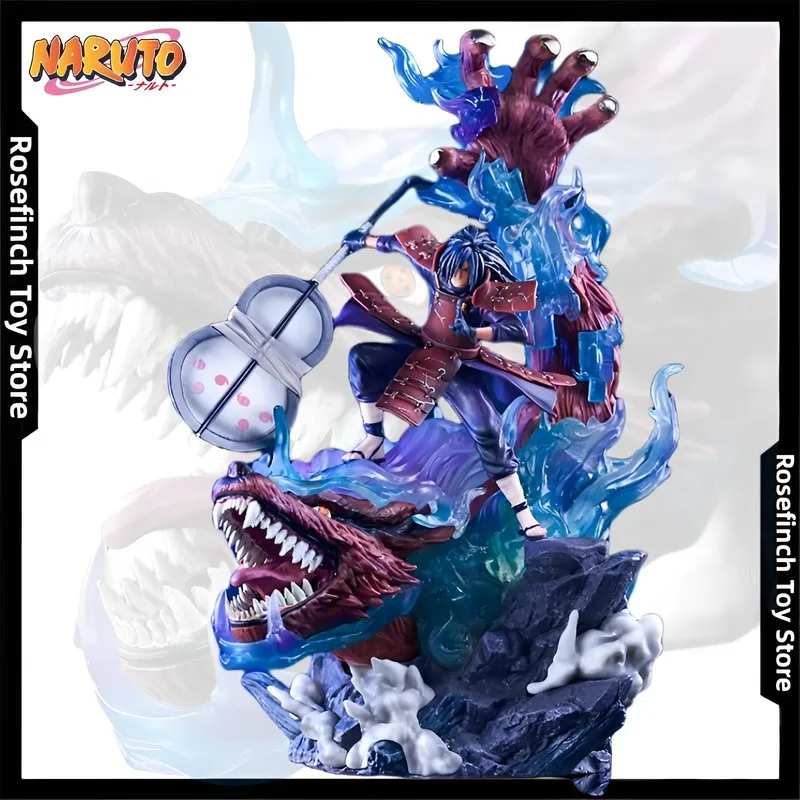 

40cm Naruto Anime Figures Uchiha Madara Action Figure Gk Pvc Statue Figurine Doll Model Collection Room Decora Ornament Toy Gift