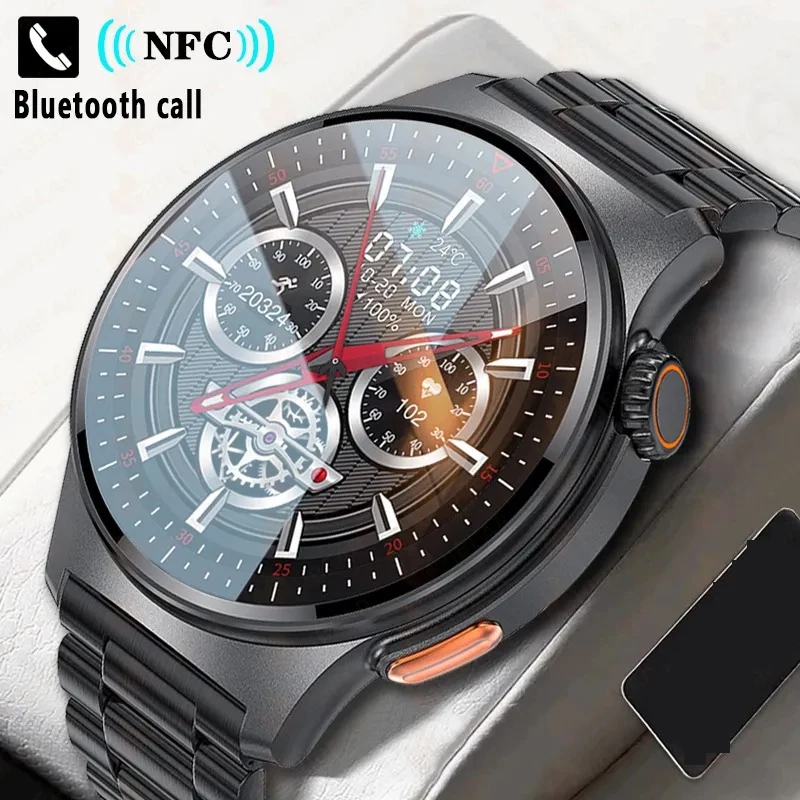 

2023 New luxury Smart Watch women men Outdoor sports and fitness ECG+PPG 1.39" HD NFC Bluetooth Call Smart watch For Android IOS