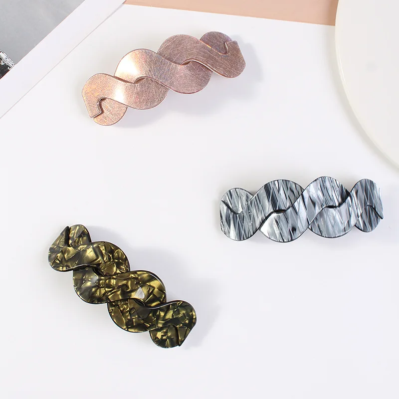 Женские Классические заколки для волос, заколки большого размера из акрила, 3,94 дюйма