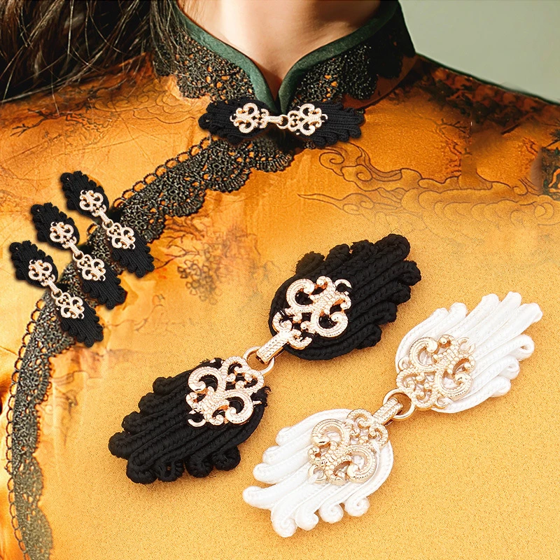 

Retro Chinese Metal Button Cheongsam Buckle Cape Cloak Clasp Sweater Cardigan Sewing Craft Scarf Clasp Connection Buckle