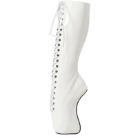 women knee high boots 7 super high hoof heel ballet boots plus size 36 46