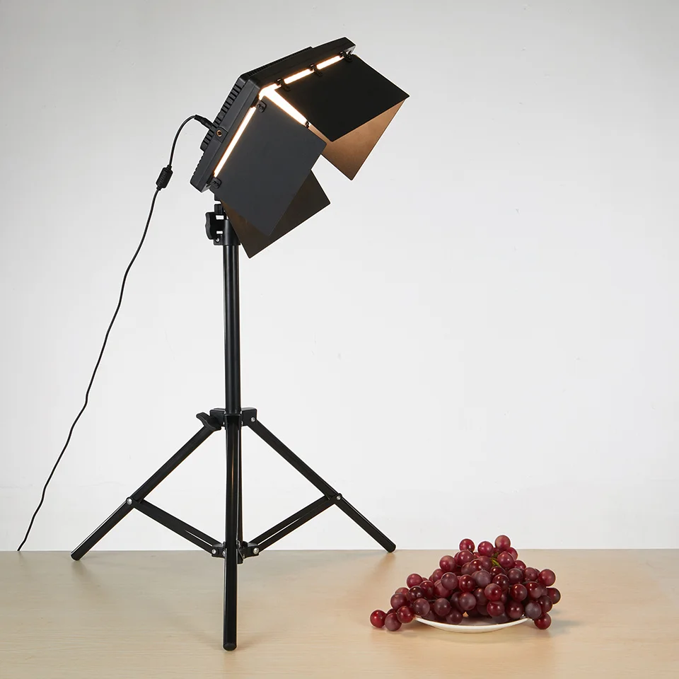 Светодиодная лампа для фотостудии двухцветсветильник видеосъемки со штативом