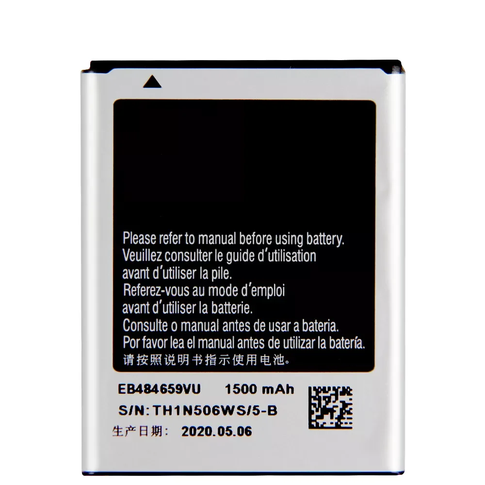 

NEW2023 Replacement Battery For Samsung Galaxy W S8600 S5820 T759 i8150 X Cover S5690 I8350 I519 Rechargeable EB484659VU EB48465