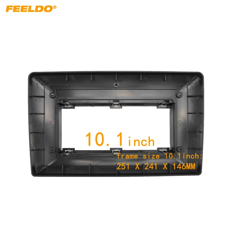 

Автомобильная Лицевая панель FEELDO, 2DIN, рамка для Chevrolet Buick 10,1 дюйма, большой экран, радио, стереопанель, крепление для приборной панели