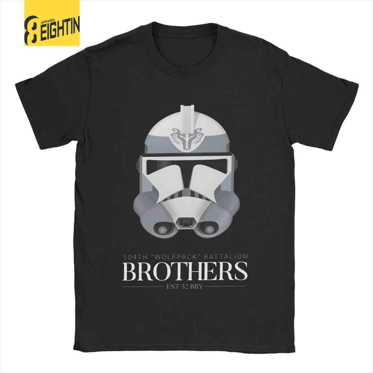 Clone Troopers Brothers Men T Shirt Star Wars Vintage Unisex Tees Short Sleeve Crewneck T-Shirts Cotton Graphic Printed Clothing