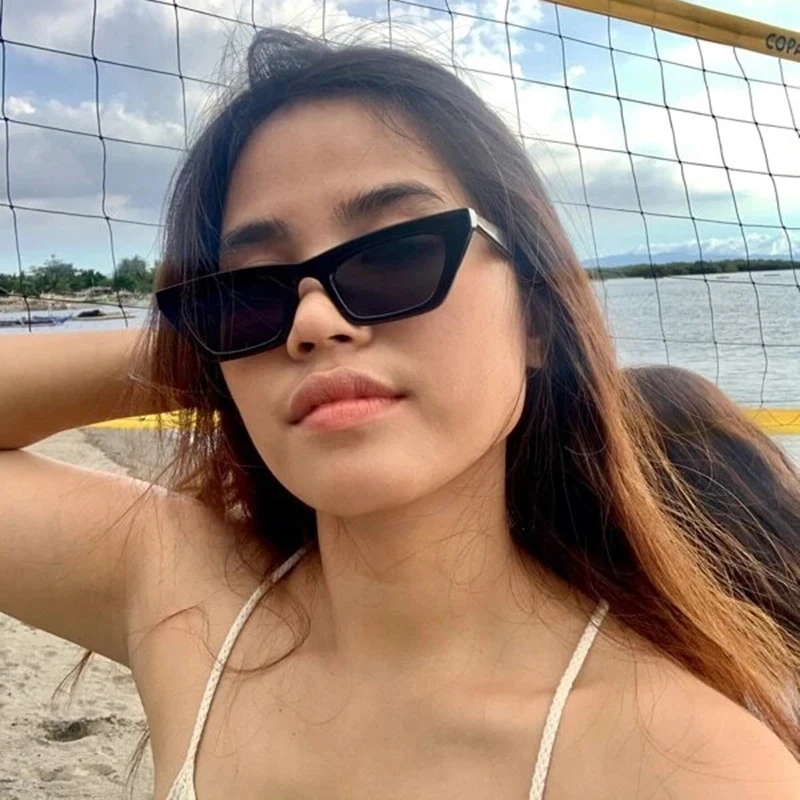 

European And American Anti-ultraviolet New Small Wholesale Frame Personalized Glasses Cat Eye Women Sun Glasses Trend Sunglasses