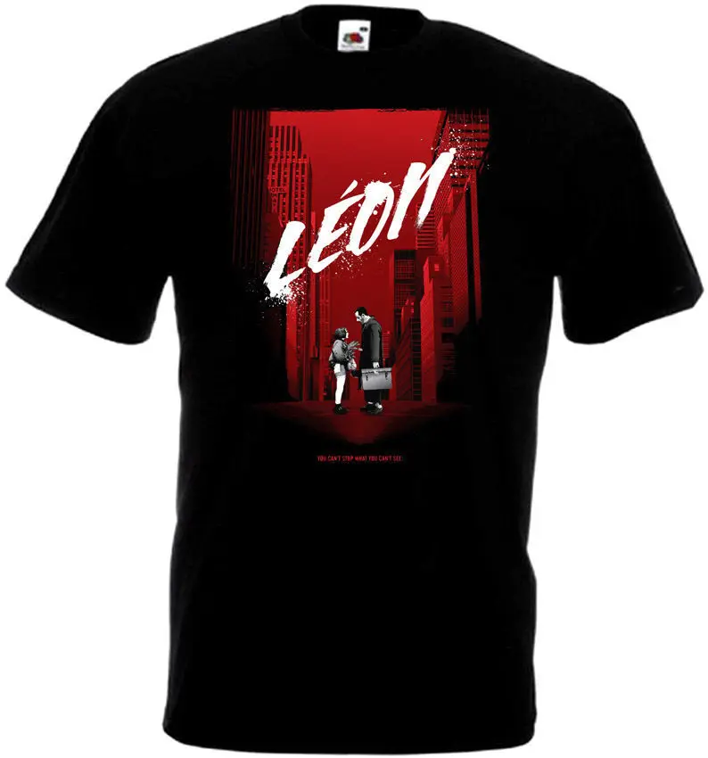 Leon The Professional v16 футболка черный постер фильма все размеры