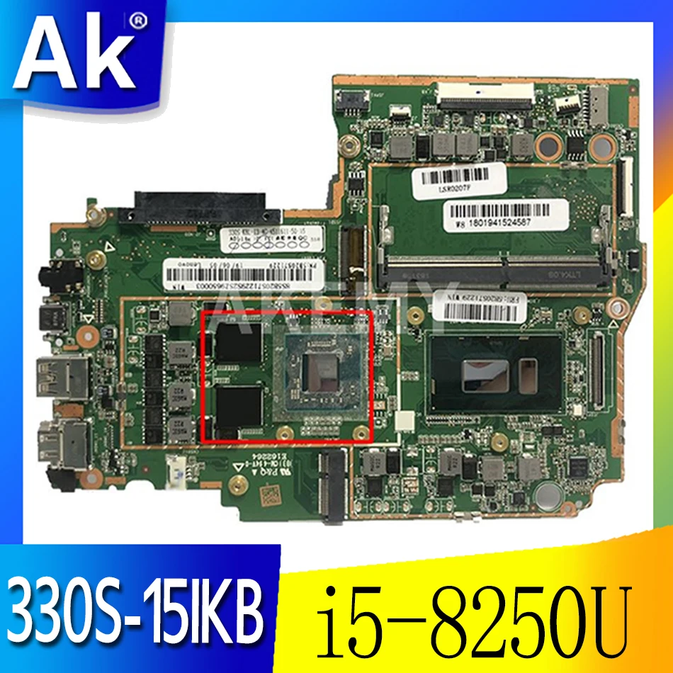 

for Lenovo Ideapad 330S-15IKB motherboard 330s 330S-KBL 5B20S71217 motherboard i5-8250U RAM 4GB RV2G 100% Tested High quality