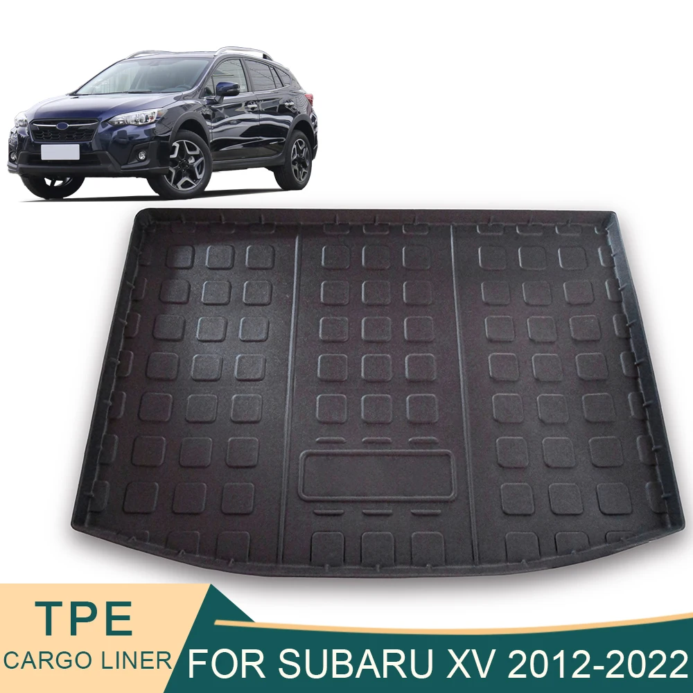 

For Subaru XV 2012-2022 Auto Car Cargo Liner All-Weather TPE Non-slip Trunk Mats Boot Tray Carpet Interior Accessories
