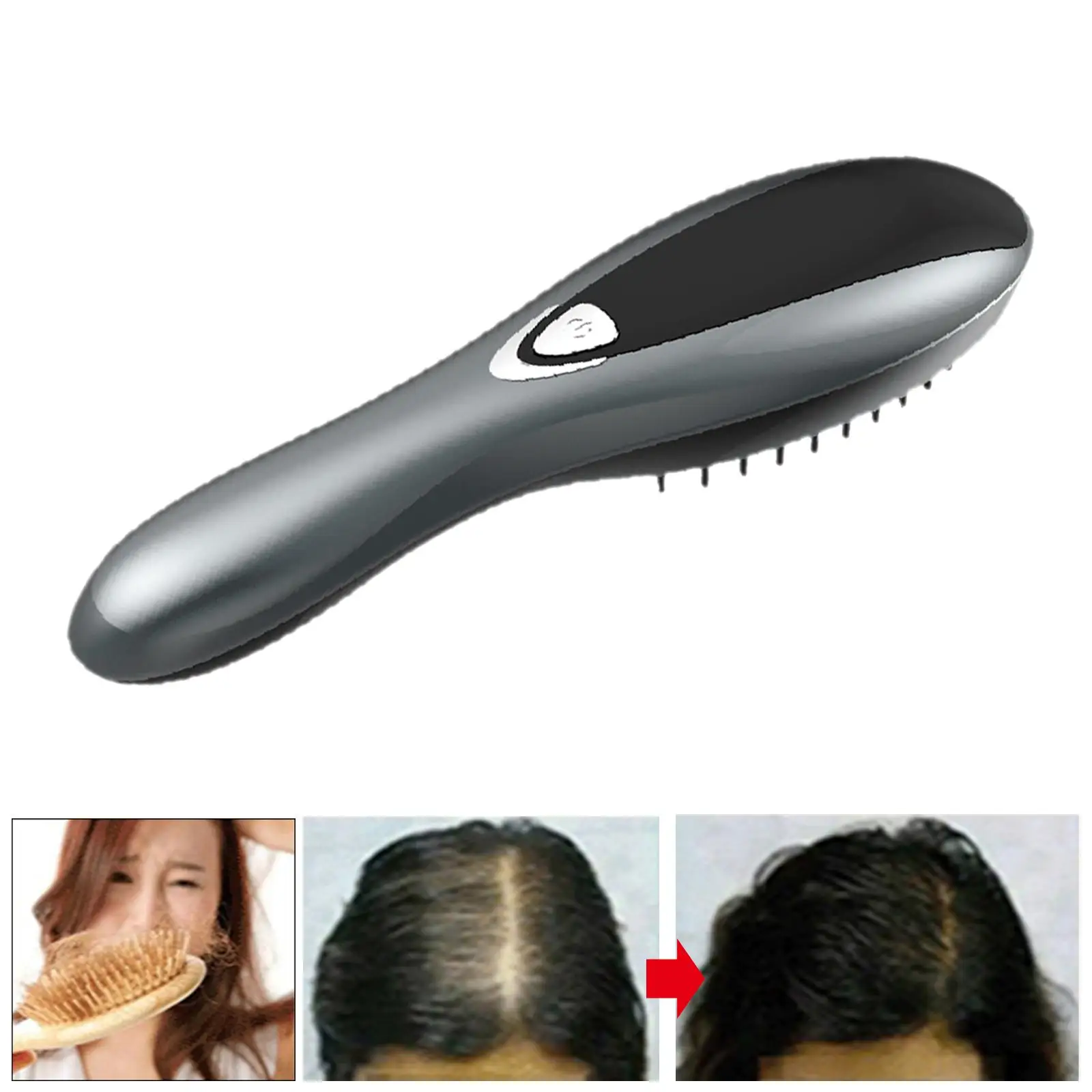 Электрическая массажная расческа для укладки волос жидкая направляющая