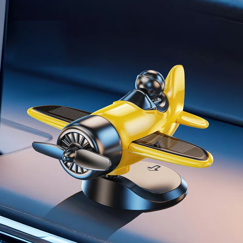 

Солнечный Вращающийся Самолет-украшение Для Автомобиля, Декоративный Элемент Для Приборной Панели