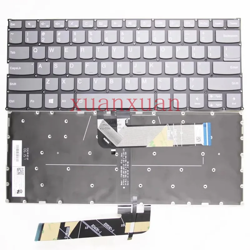 Новая клавиатура с подсветкой и оригинальной телефонной этикеткой для Lenovo 530-14