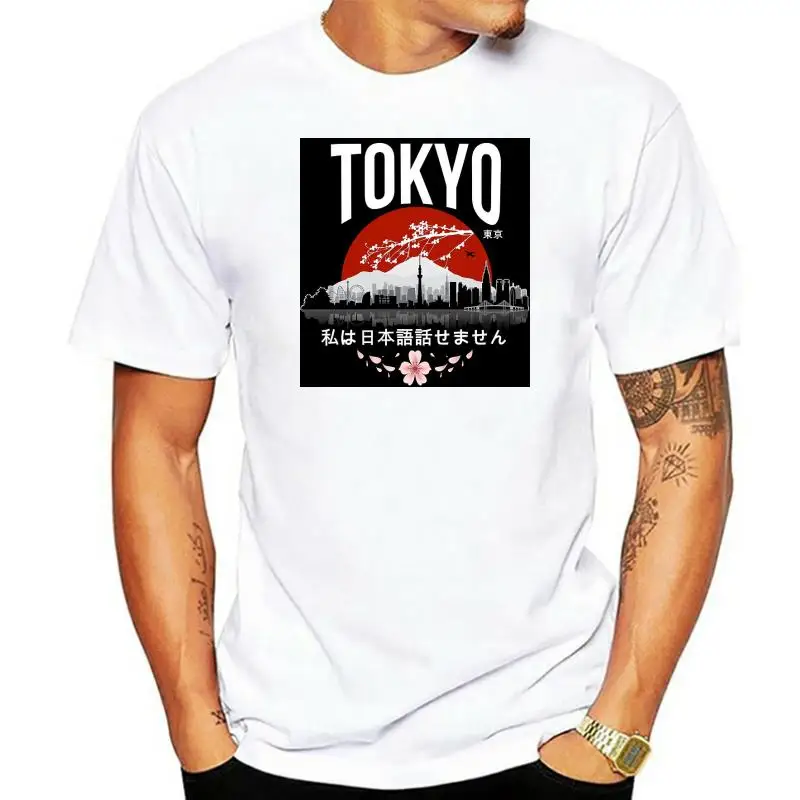 

Vintage Design Tokyo T Shirt For Men Graphic Print S-6XL Big Size Camiseta 3D Print 100% Cotton Breathable