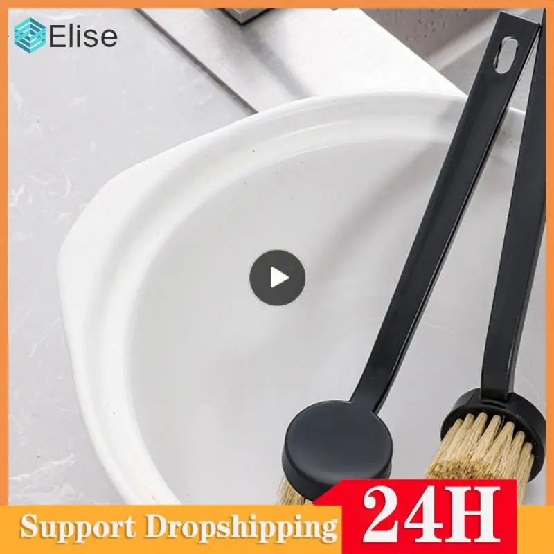 

Long Handle Cleaning Brush Decontamination Non-stick Pan Small Brush Pp/bristle Not Hurt Pot Brush Household Pot Washing Brush