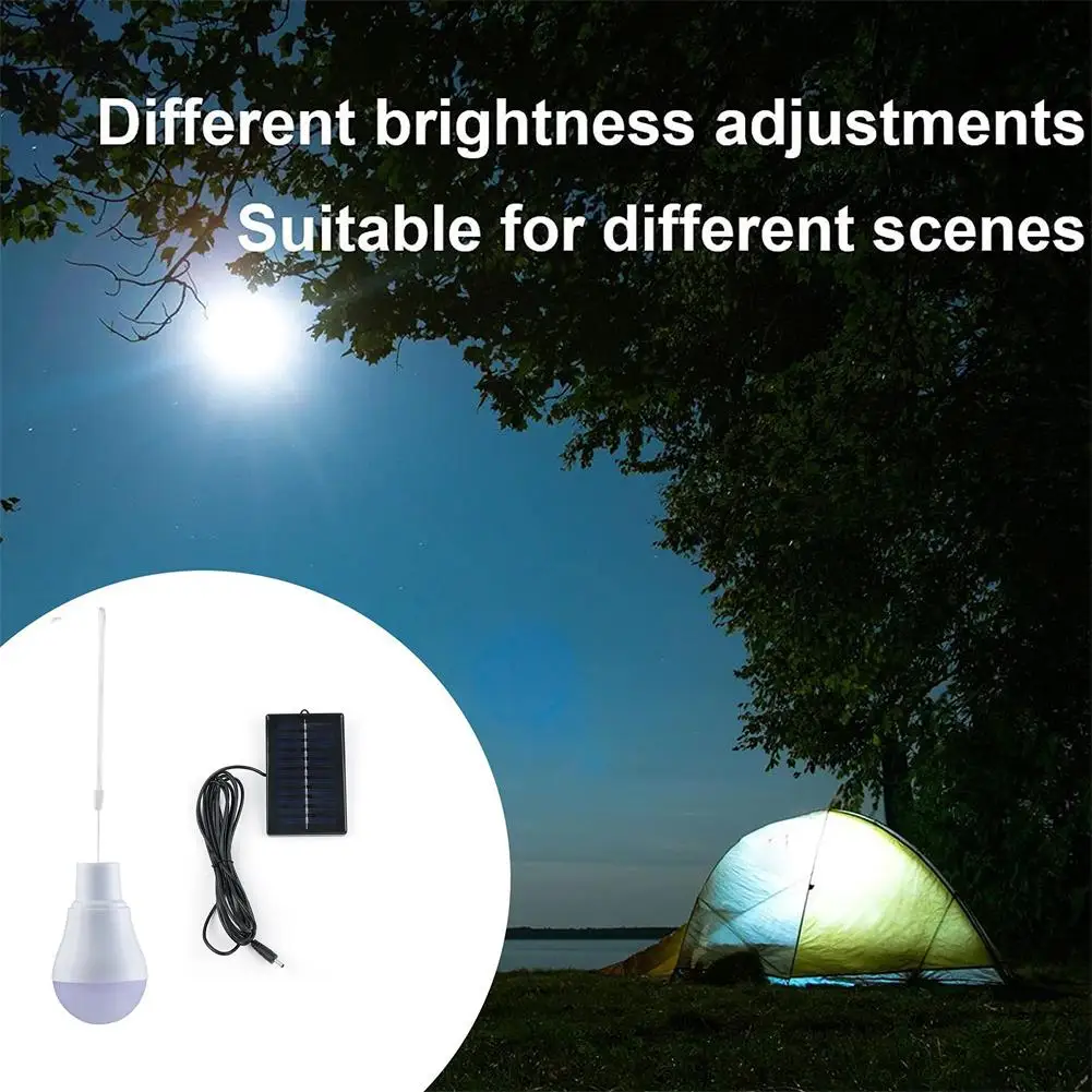 

12 LED Solar Led Emergency Bulb Bulb Light Lanyard Lamp for Mountaineering Hiking Fishing Solar Light Camping Lamp 8-10 Hou X3O6