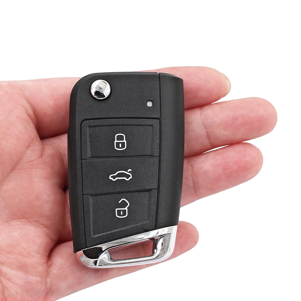 3-кнопочный дистанционный ключ от автомобиля 433 МГц ID48 чип MQB Sytem для Golf MK7 Skoda Octavia A7