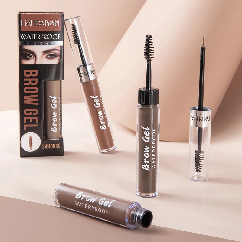 

Бесплатная доставка коричневый черный жидкий крем для бровей ТИНТ краситель для бровей Гель для бровей долговечный макияж косметика для бровей с кисточкой